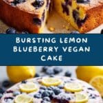 Easy Vegan Lemon Blueberry Cake Recipe