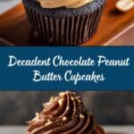 Chocolate Peanut Butter Cupcakes Recipe