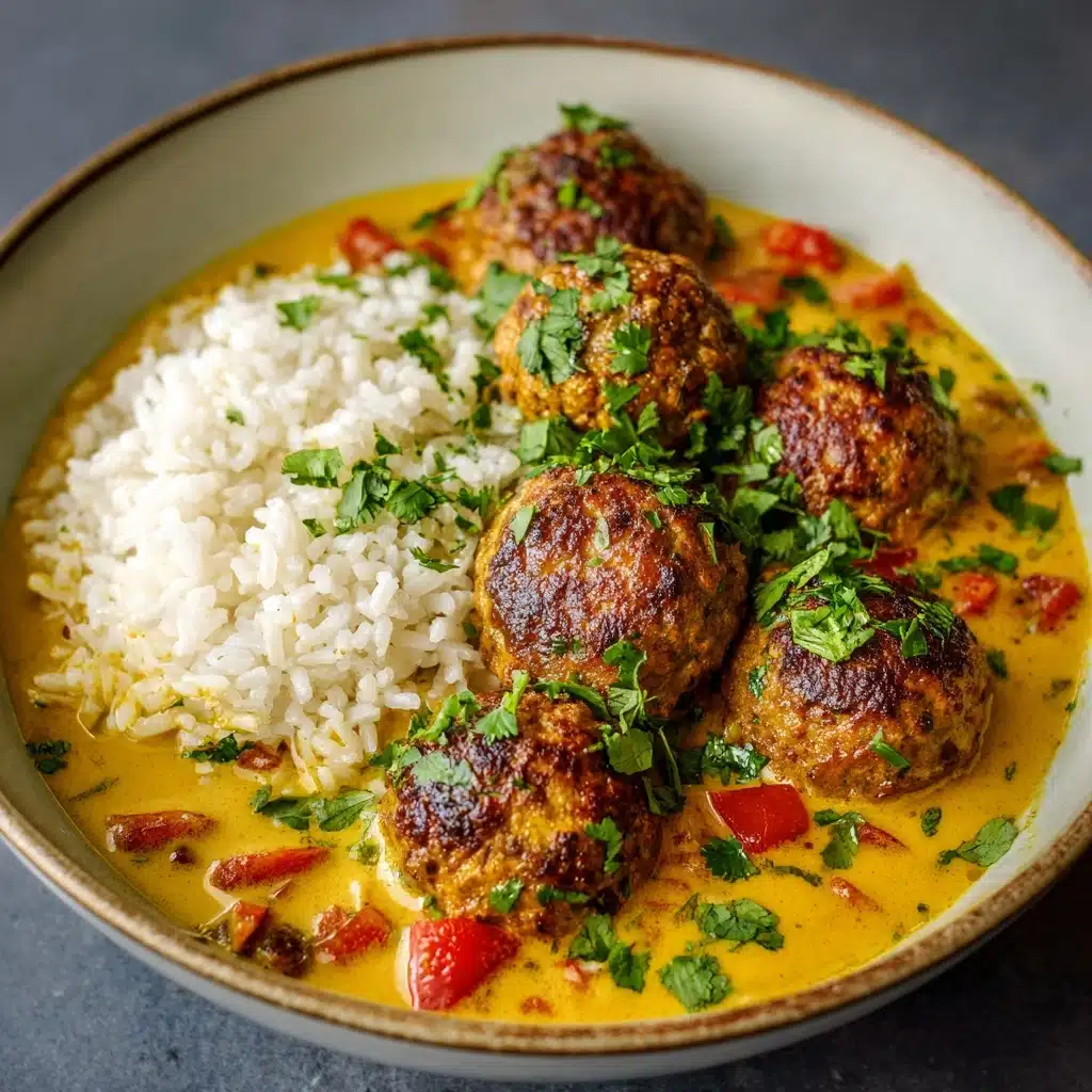 Chicken Meatball Curry Recipe - Recipe Image