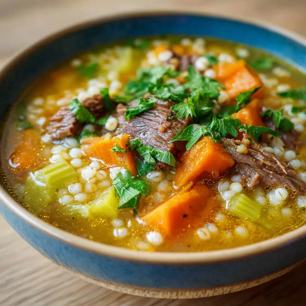 Hearty Beef and Barley Soup Recipe