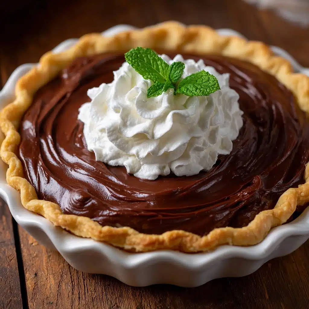 Old-Fashioned Chocolate Cream Pie Recipe - Recipe Image