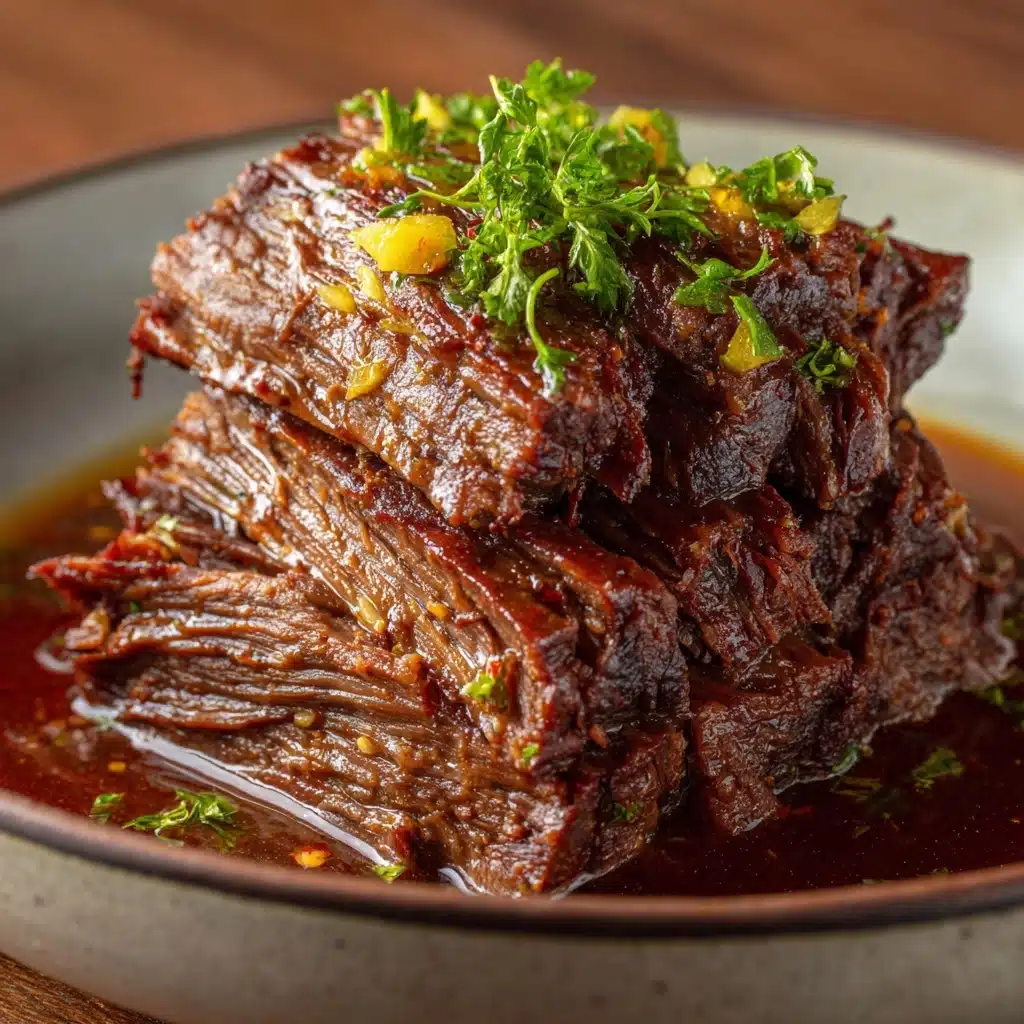 Slow Cooker Three Envelope Pot Roast Recipe - Recipe Image