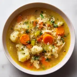 Anti-Inflammatory Cauliflower Chicken Soup Recipe