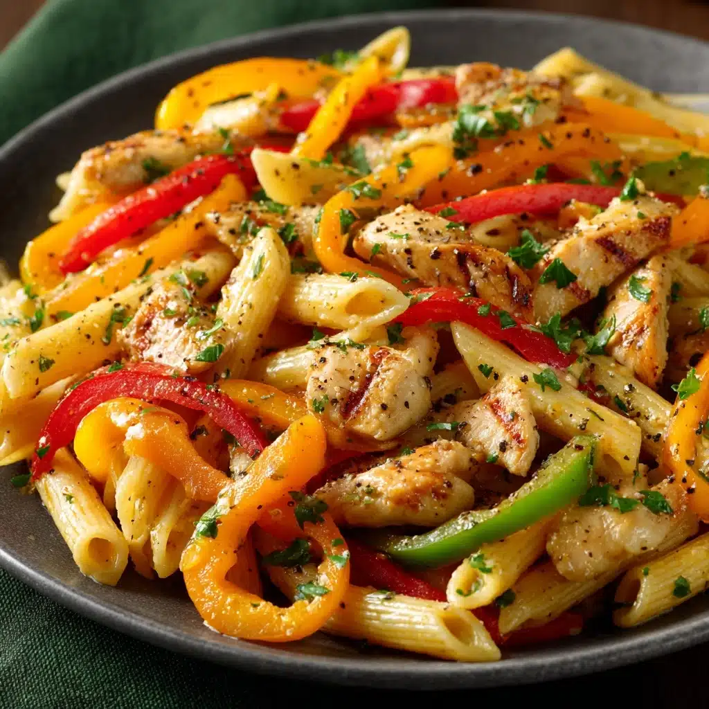 Creamy Rasta Pasta Recipe - Recipe Image