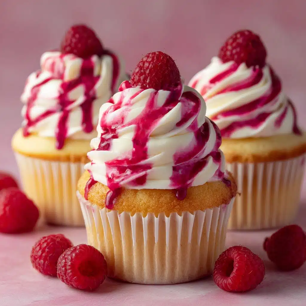 Raspberry Cheesecake Cupcakes Recipe - Recipe Image