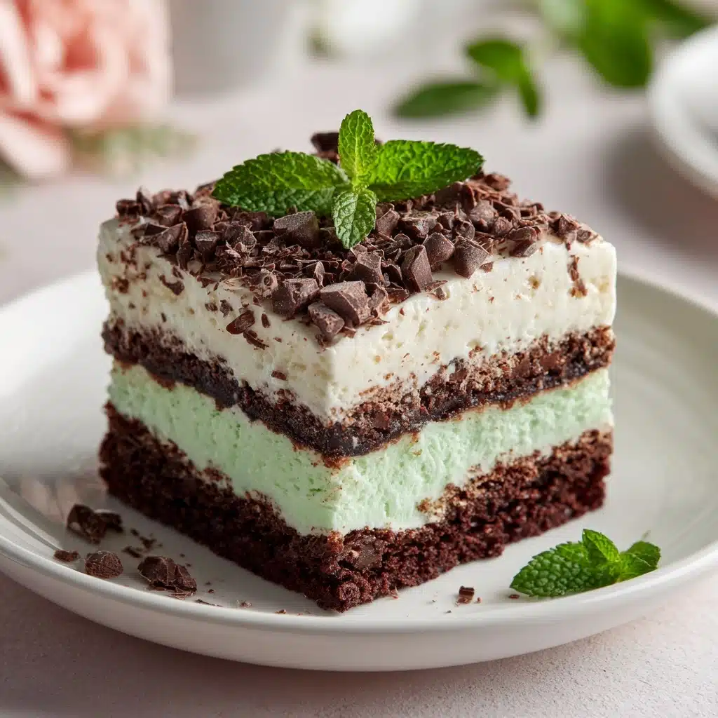 Andes Mint Poke Cake Recipe - Recipe Image