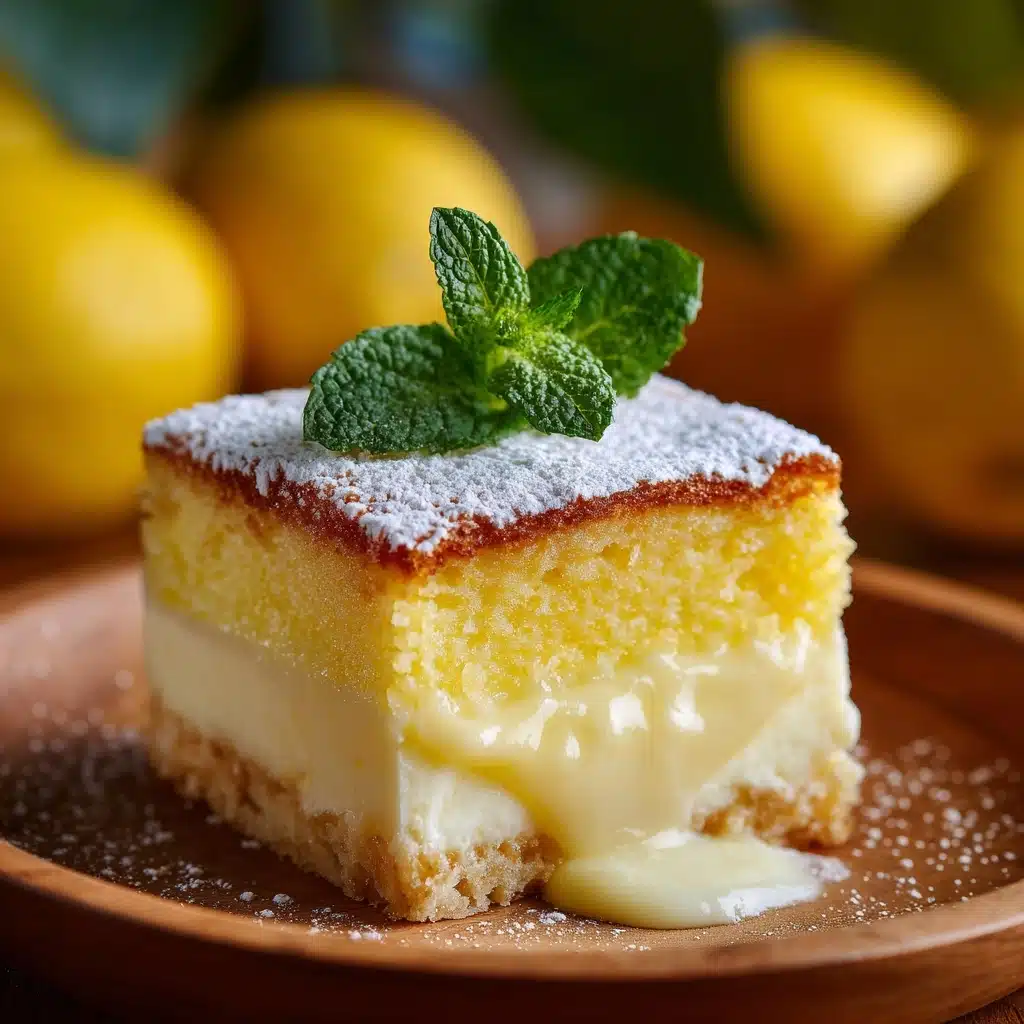 Lemon Custard Cake: A Delicious & Easy Recipe - Recipe Image