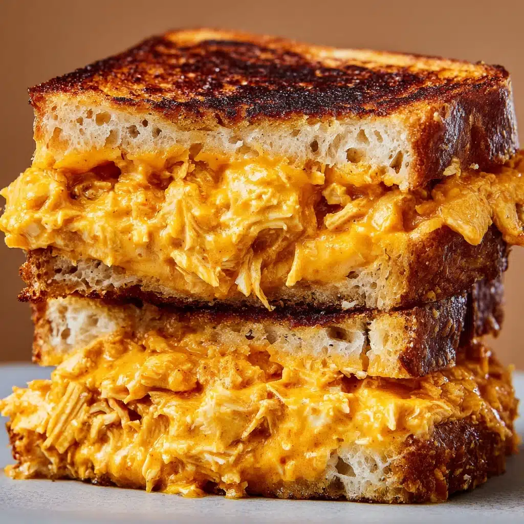 Buffalo Chicken Grilled Cheese Recipe - Recipe Image