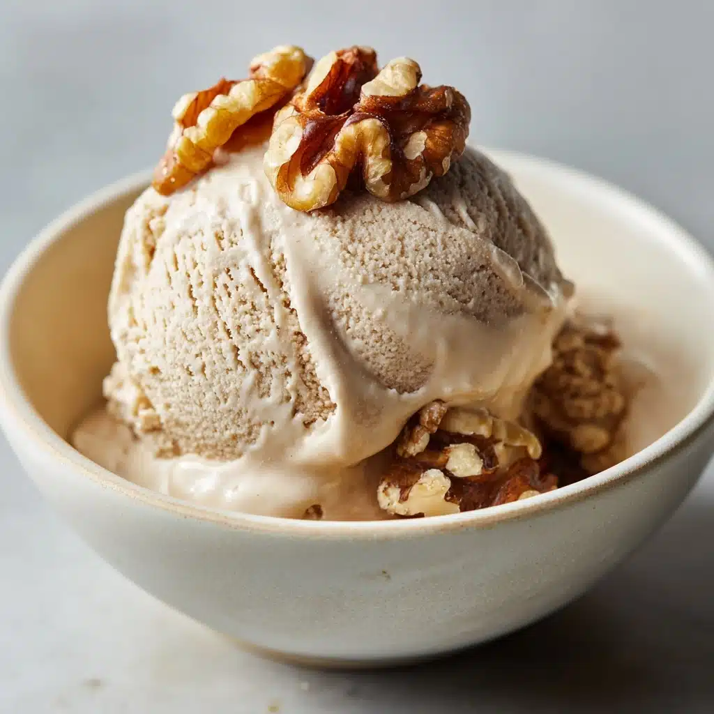 Pumpkin Spice Ice Cream with Walnuts Recipe - Recipe Image