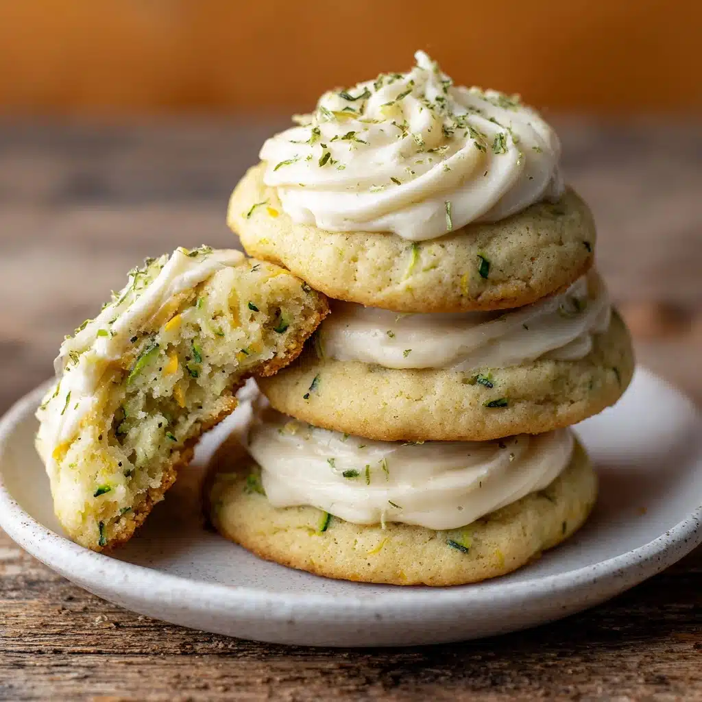 Zucchini Cookies with Cream Cheese Frosting Recipe - Recipe Image