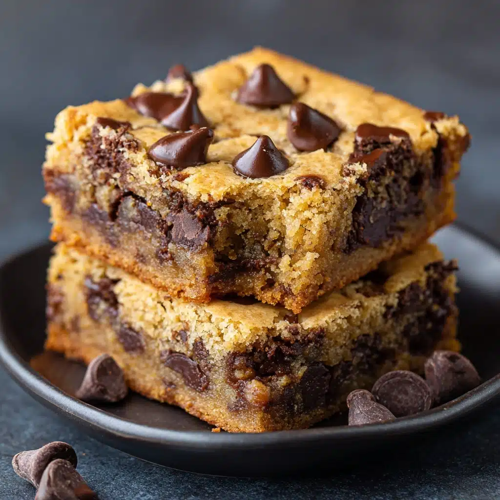 Peanut Butter Chocolate Chip Cookie Bars Recipe - Recipe Image