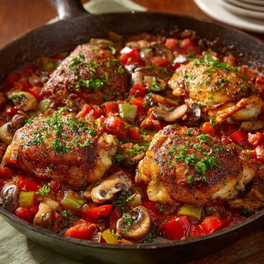 One-Pan Chicken Cacciatore with Peppers Recipe - Recipe Image