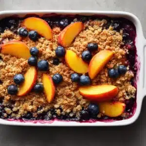 Peach Blueberry Crisp Recipe