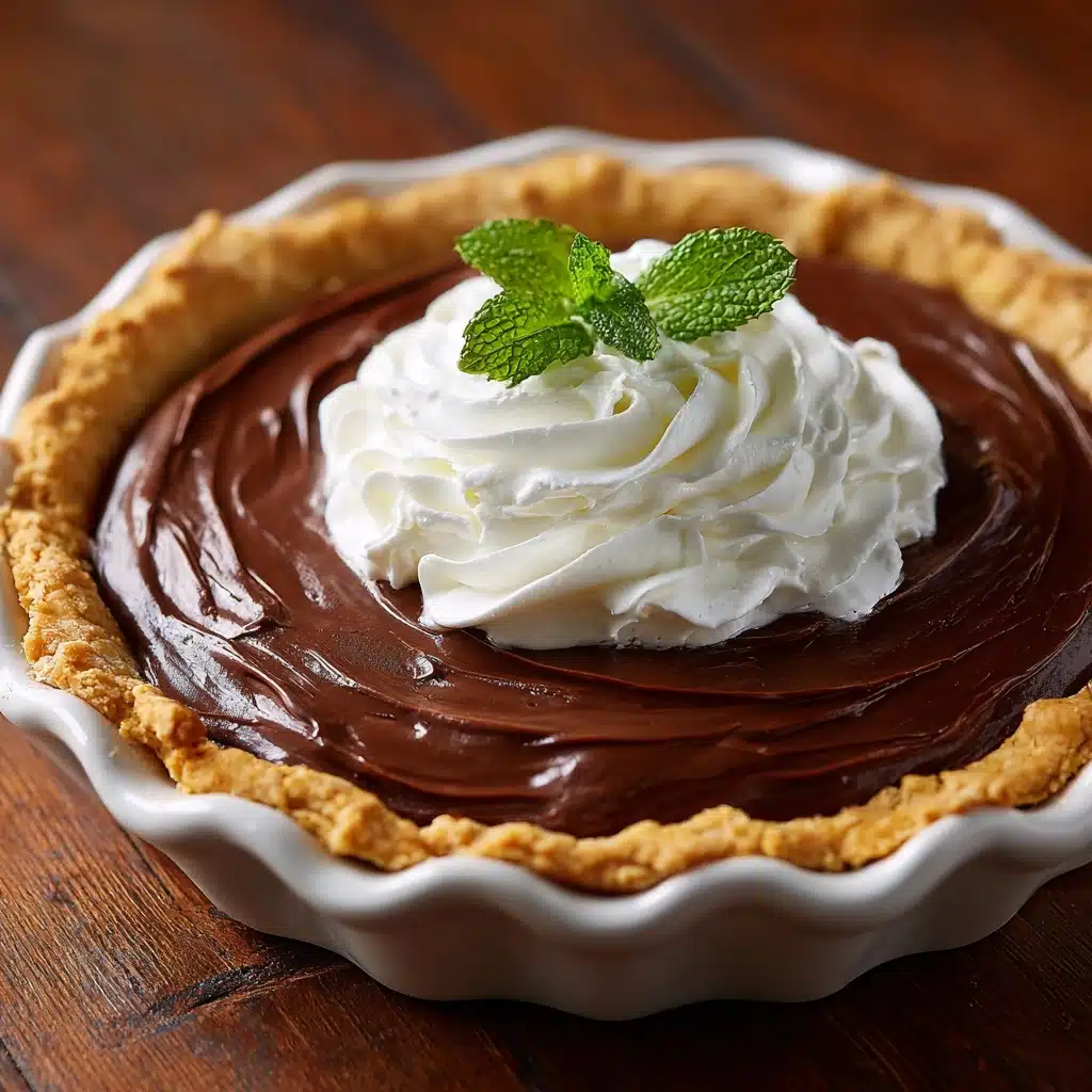Old-Fashioned Chocolate Cream Pie Recipe - Recipe Image