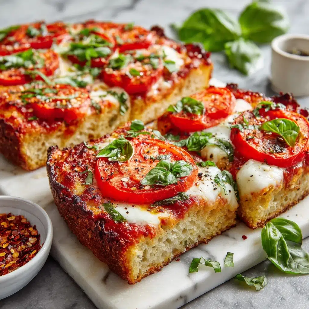 Grilled Caprese Pizza Recipe - Recipe Image