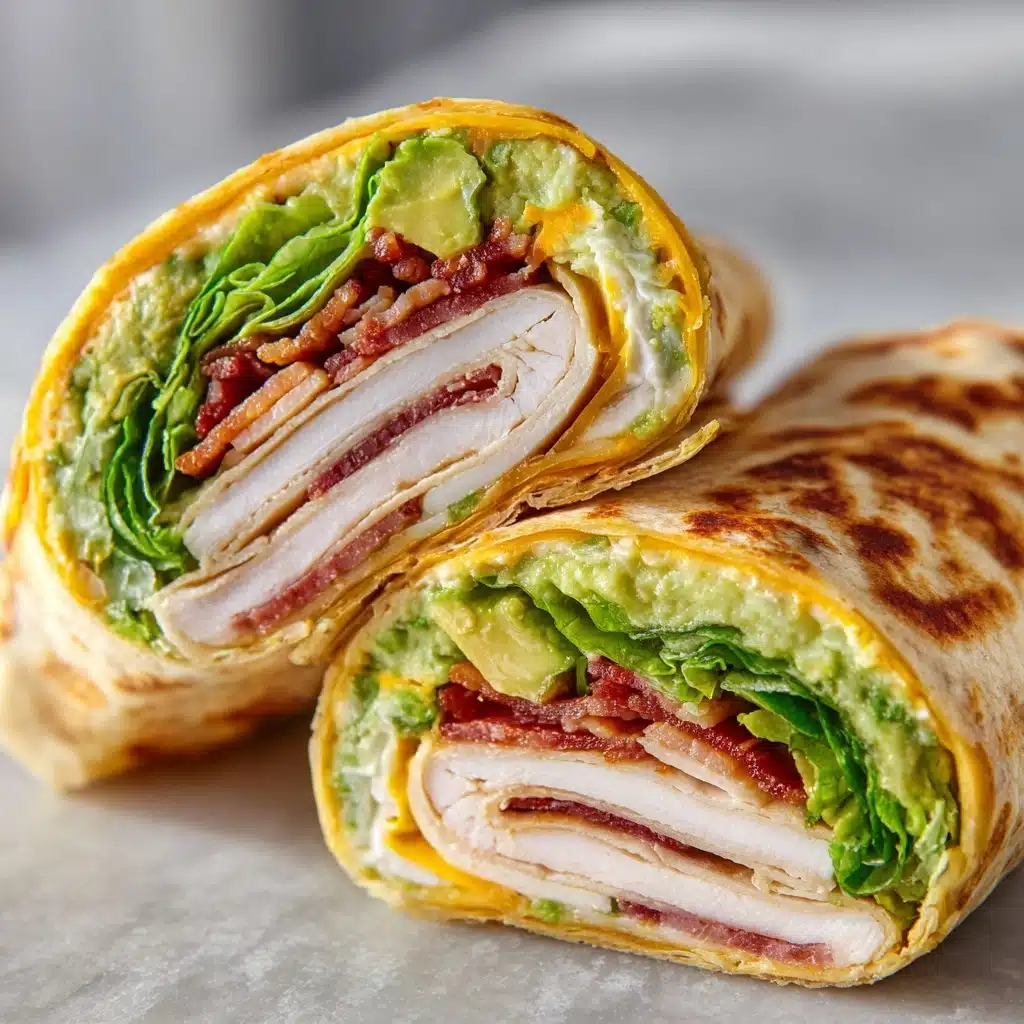 Turkey Ranch Club Wraps Recipe - Recipe Image