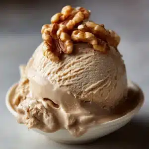 Pumpkin Spice Ice Cream with Walnuts Recipe