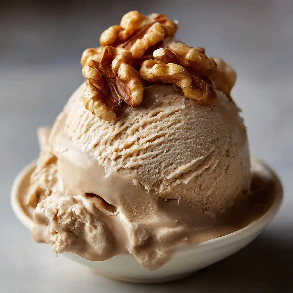 Pumpkin Spice Ice Cream with Walnuts Recipe