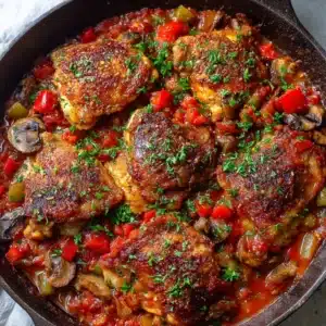 One-Pan Chicken Cacciatore with Peppers Recipe