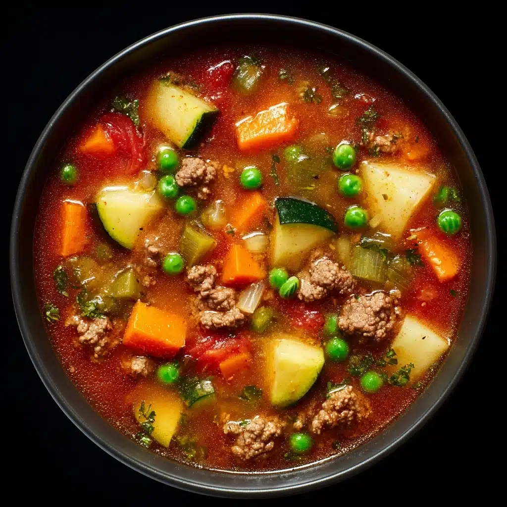 Ground Beef Vegetable Soup Recipe