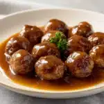 Creamy Slow Cooker Salisbury Steak Meatballs Recipe