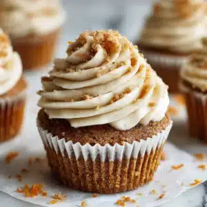 Super Moist Carrot Cake Cupcakes Recipe
