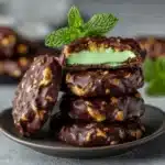 Fudgy Mint Chocolate No-Bake Cookies Recipe