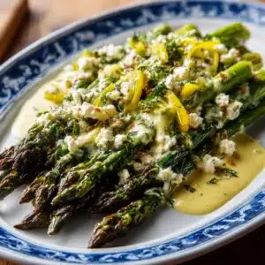 Lemon and Feta Grilled Asparagus Recipe