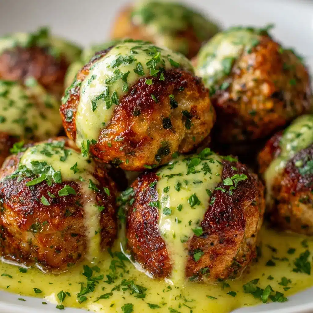 Baked Salmon Meatballs with Avocado Sauce: An Amazing Ultimate Recipe - Recipe Image