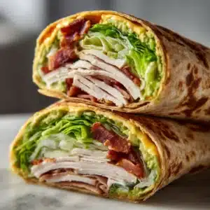 Turkey Ranch Club Wraps Recipe