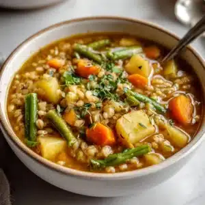 Vegetable Barley Soup Recipe