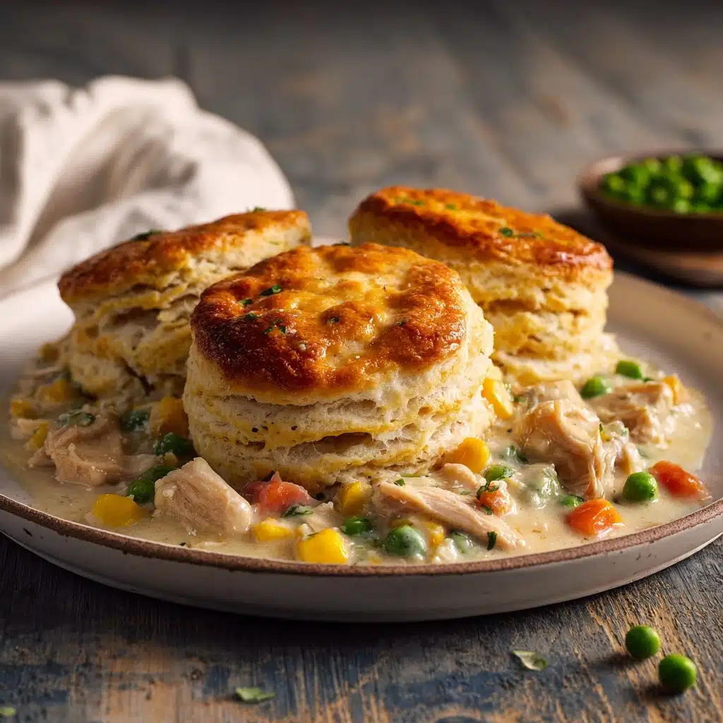 Chicken Pot Pie with Biscuits Recipe