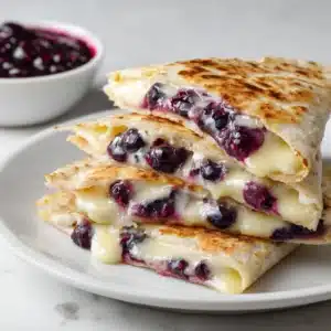 Blueberry Breakfast Quesadilla Recipe