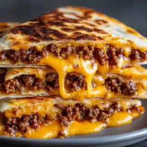 Cheeseburger Quesadilla Recipe