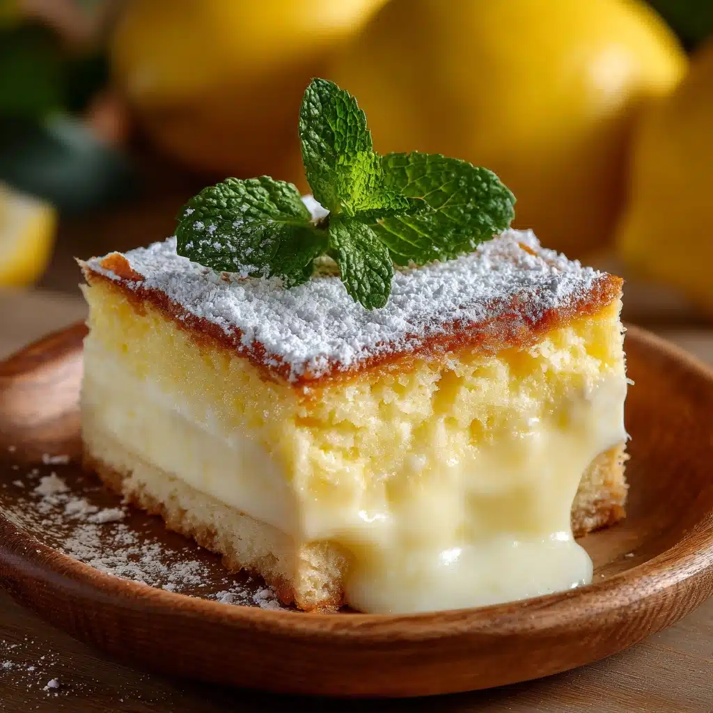Lemon Custard Cake: A Delicious & Easy Recipe - Recipe Image