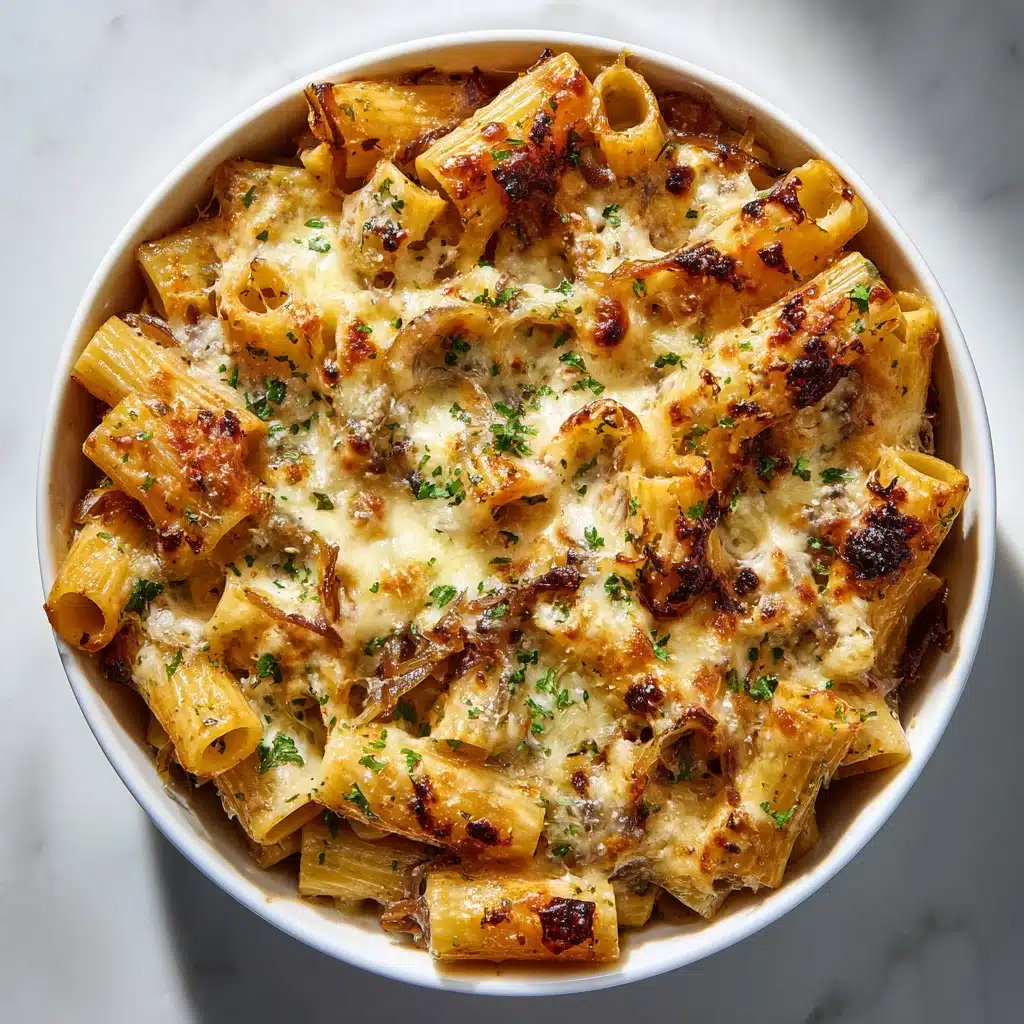 French Onion Pasta Casserole Recipe