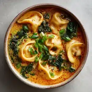 Thai Red Curry Dumpling Soup Recipe