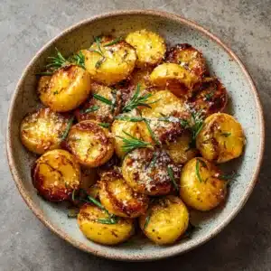 Crispy Roast Potatoes with Rosemary and Garlic Recipe