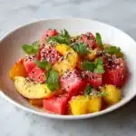 Peach Watermelon Salad: An Amazing Ultimate Recipe