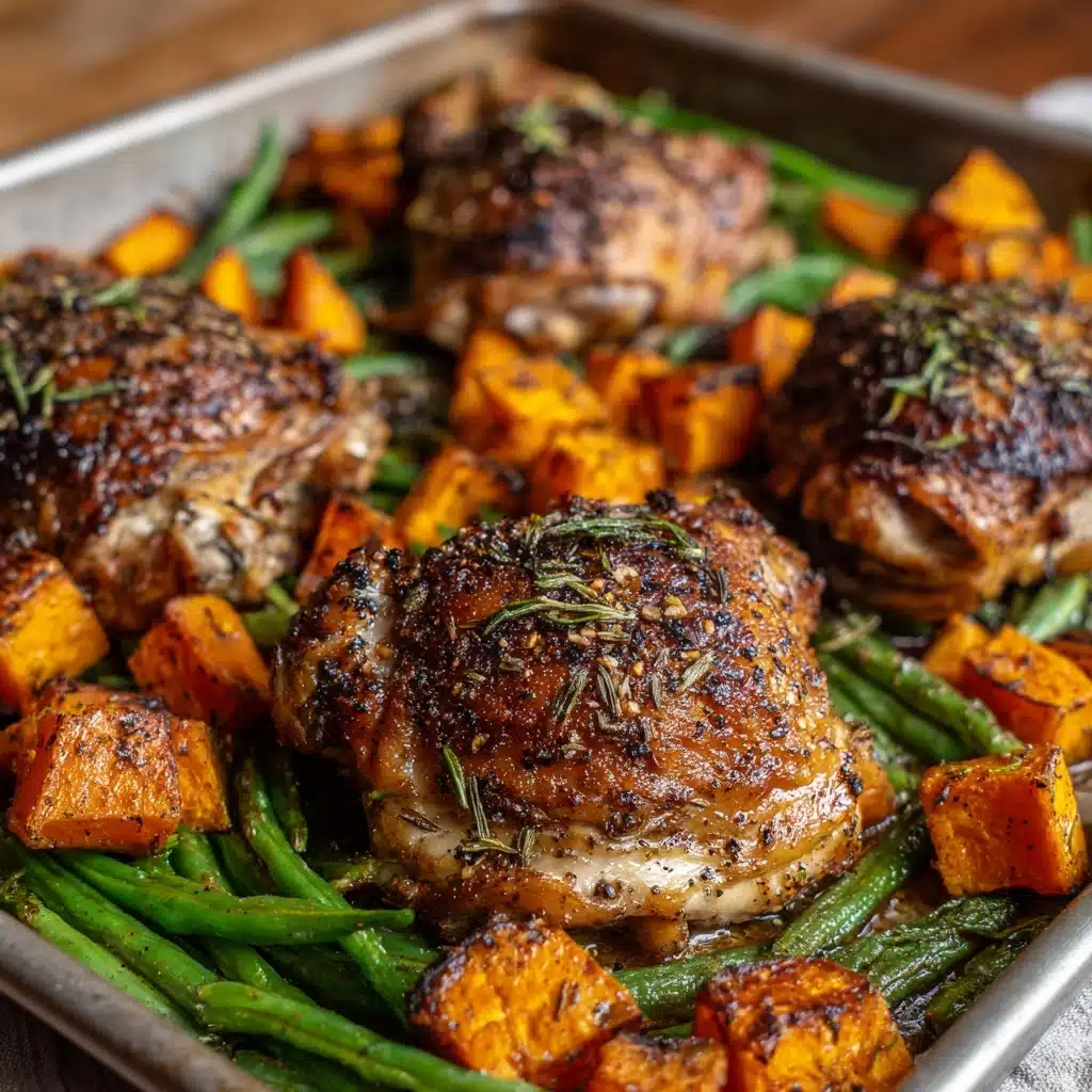 One Pan Maple Mustard Chicken Recipe