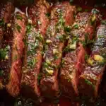 Garlic Butter Skillet Flank Steak Oven Recipe