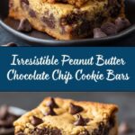 Peanut Butter Chocolate Chip Cookie Bars Recipe