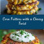 Crispy Cheesy Corn Fritters Recipe