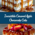 Caramel Apple Cheesecake Cake Recipe