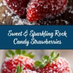 Rock Candy Sugar-Coated Strawberries Recipe