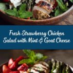 Strawberry Chicken Salad with Mint & Goat Cheese Recipe
