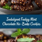 Fudgy Mint Chocolate No-Bake Cookies Recipe