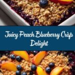 Peach Blueberry Crisp Recipe