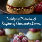 Pistachio & Raspberry Cheesecake Domes Recipe