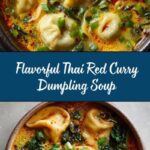 Thai Red Curry Dumpling Soup Recipe